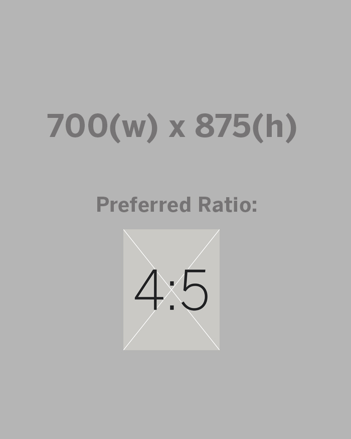 400(w)x500(h), preferred ratio 4:5